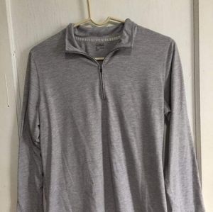 LLBean Grey Long Sleeved Gym Shirt Size Medium
